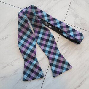 100% Silk Multi color Bow tie